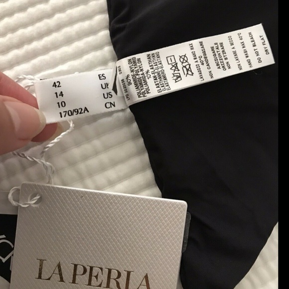 La Perla Bottom Bikini Swimsuit Black & Gold 10 - Picture 9 of 9